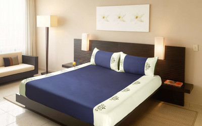 

Fisher West New York Polycotton Double King Embroidered Bedsheet(Pack of 1, Multicolor)