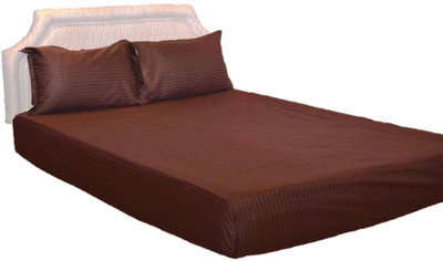 40% OFF on Trance Home 210 TC Cotton Double King Striped Bedsheet(Pack of 1, Brown) 40% OFF on Trance Home 210 TC Cotton Double King Striped Bedsheet(Pack of 1, Brown)
