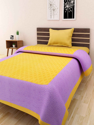 

RUBY CREATION 250 TC Cotton Single Printed Bedsheet(Pack of 1, Multicolor)