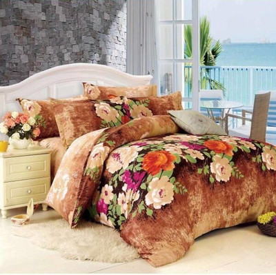 

Zesture 200 TC Polycotton Double Floral Bedsheet(Pack of 1, Multicolor)