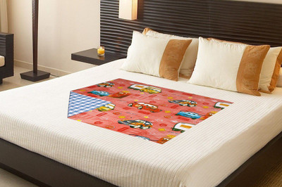 

Azalea Polyester Crib Printed Bedsheet(Pack of 1, Red)