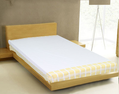 47% OFF on Milano Home 200 TC Cotton Single Embroidered Bedsheet(1 Bedsheet, Multicolor)