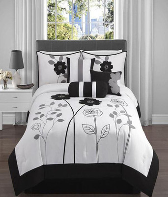 Bella King Cotton Duvet Cover(White)