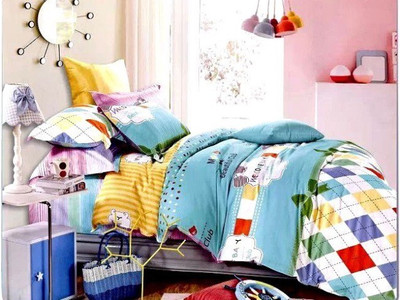 Zesture 200 TC Cotton Double Abstract Bedsheet(Pack of 1, Multicolor)