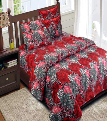 

Comfort Home Polyester Single Printed Bedsheet(Multicolor)