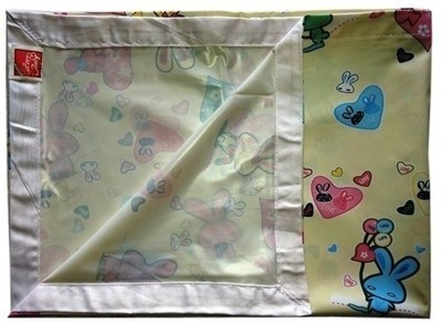 

Love Baby Crib Printed Bedsheet(Pack of 1, Yellow)