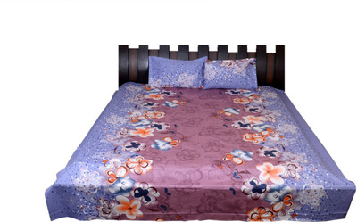 

Nathi and Nancy Cotton Double Floral Bedsheet(1 BED SHEET, 2 PILLOW COVERS, Multicolor)