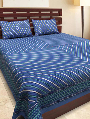 

Suraaj Fashion 300 TC Cotton Double King Floral Bedsheet(Pack of 1, Multicolor)