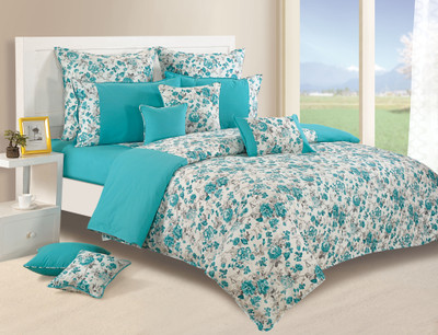 40% OFF on Swayam 210 TC Cotton Double King Printed Bedsheet(Swayam Paradise Collection 1 Extra Large Double Bedsheet Set with 2 Pillow Cover, Yellow, Brown, White)