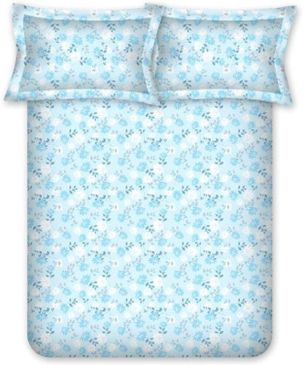 

Bombay Dyeing Cotton Double Printed Bedsheet(Blue)