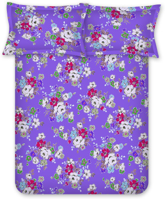 

Bombay Dyeing Cotton Double Geometric Bedsheet(Pack of 1, Multicolor)