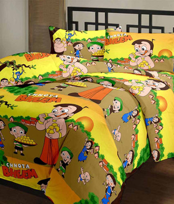 

HSR Collection Cotton Double Printed Bedsheet(Pack of 1, Multicolor)