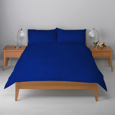 28% OFF on Misr 300 TC Cotton Single Striped Bedsheet(Pack of 1, Dark Blue) 28% OFF on Misr 300 TC Cotton Single Striped Bedsheet(Pack of 1, Dark Blue)