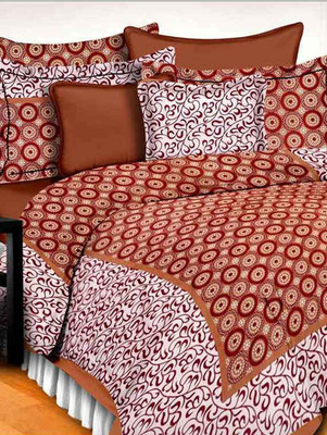 

Suraaj Fashion 300 TC Cotton Double King Floral Bedsheet(Pack of 1, Multicolor)