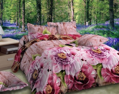 

Zesture 200 TC Polycotton Double Floral Bedsheet(Pack of 1, Multicolor)