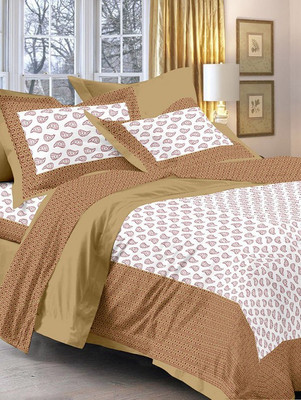 

Suraaj Fashion 300 TC Cotton Double King Floral Bedsheet(Pack of 1, Multicolor)