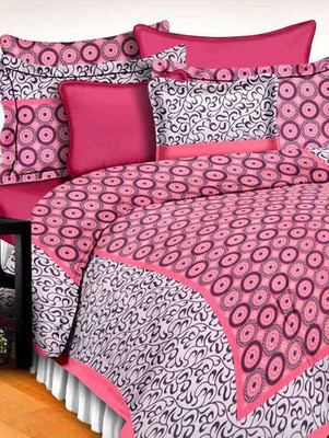 

Suraaj Fashion 300 TC Cotton Double King Floral Bedsheet(Pack of 1, Multicolor)