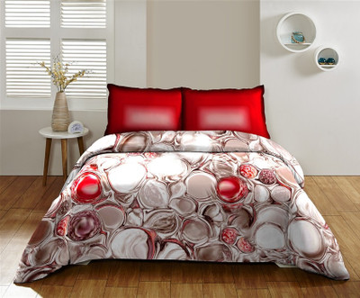 

DCTex Furnishings 300 TC Cotton Double King Abstract Bedsheet(1 Bed Sheet, 2 Pillow Covers, Multicolor)