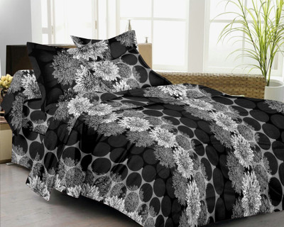 

Metro Living 150 TC Cotton Double Floral Bedsheet(1 Bedsheet and 2 pillow Covers, Multicolor)