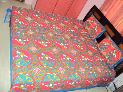 56% OFF on Vivid Rajasthan 150 TC Cotton Double King Abstract Bedsheet(1 Bedsheet, 2 Pillow Covers, Multicolor) 56% OFF on Vivid Rajasthan 150 TC Cotton Double King Abstract Bedsheet(1 Bedsheet, 2 Pillow Covers, Multicolor)