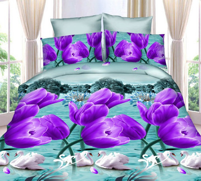 

Dexim Polyester, Satin Double 3D Printed Bedsheet(Pack of 1, Multicolor)