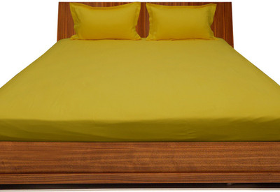 30% OFF on Misr 400 TC Cotton Single Solid Bedsheet(Pack of 1, Yellow) 30% OFF on Misr 400 TC Cotton Single Solid Bedsheet(Pack of 1, Yellow)