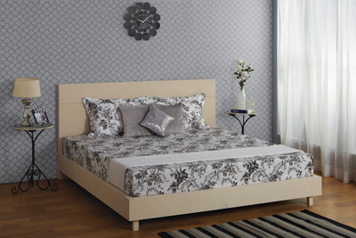 

Stoa Paris Cotton Double King Abstract Bedsheet(Multicolor)