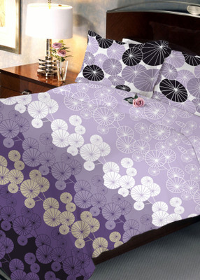 

Uber Urban 108 TC Cotton Double Abstract Bedsheet(Pack of 1, Multicolor)