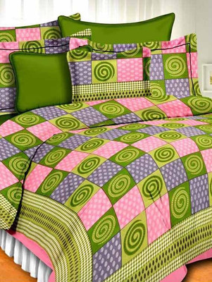 

Suraaj Fashion 300 TC Cotton Double King Floral Bedsheet(Pack of 1, Multicolor)