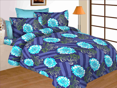 

Metro Living 200 TC Satin Double Floral Bedsheet(1 Double Bedsheet with 2 Pillow Covers, Multicolor)