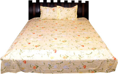 

Nathi and Nancy Cotton Double Floral Bedsheet(1 Bed Sheet & 2 Pillow Covers, Multicolor)