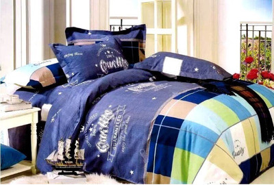 

Zesture 200 TC Cotton Double Abstract Bedsheet(Pack of 1, Multicolor)