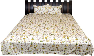

Nathi and Nancy Cotton Double Floral Bedsheet(1 Bed Sheet & 2 Pillow Covers, Multicolor)