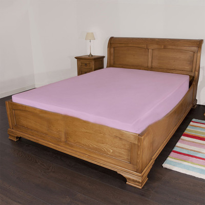 51% OFF on Scala 300 TC Cotton Single Solid Bedsheet(Pack of 1, Pink)