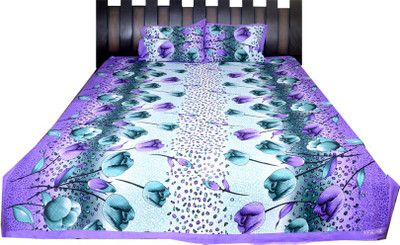 

Nathi and Nancy Cotton Double Floral Bedsheet(1 Bed Sheet & 2 Pillow Covers, Multicolor)