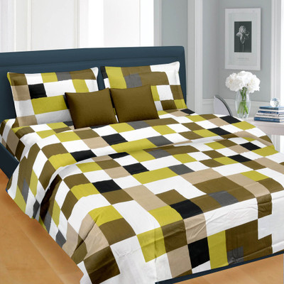 

Cortina 240 TC Satin Double Floral Bedsheet(Pack of 1, Multicolor)