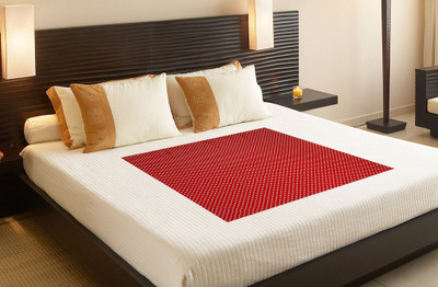 

Azalea Polyester Crib Printed Bedsheet(Pack of 1, Red)