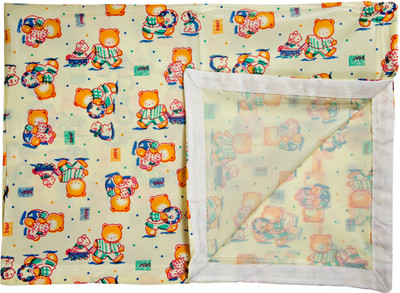 

Love Baby Single Bedsheet(Pack of 1, Yellow)