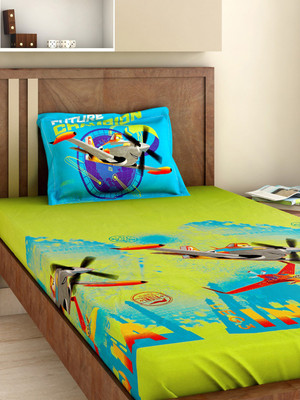 

Bombay Dyeing Cotton Single Printed Bedsheet(Pack of 1, 0)