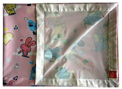 

Love Baby Double King Abstract Bedsheet(Pack of 1, Pink)