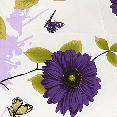 

Cortina 200 TC Satin Double Floral Bedsheet(Pack of 1, Multicolor)