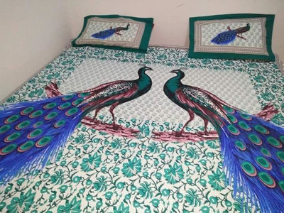 

neelgiri 350 TC Cotton Double King Printed Bedsheet(Pack of 1, Multicolor)