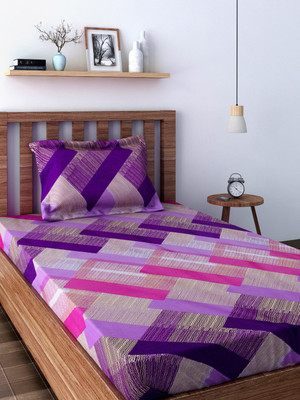 34% OFF on Swayam 180 TC Cotton Single Printed Bedsheet(1 Bedsheet with 1 Pillow Covers, Pink, Purple) 34% OFF on Swayam 180 TC Cotton Single Printed Bedsheet(1 Bedsheet with 1 Pillow Covers, Pink, Purple)