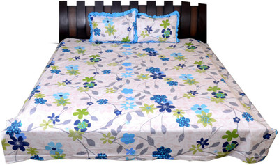 

Nathi and Nancy Cotton Double Floral Bedsheet(1 Bed Sheet & 2 Pillow Covers, Multicolor)