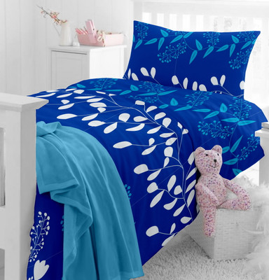 18% OFF on Home Ecstasy 140 TC Cotton Single Floral Bedsheet(1 Bedsheet, 1 Pillow Cover, Blue) 18% OFF on Home Ecstasy 140 TC Cotton Single Floral Bedsheet(1 Bedsheet, 1 Pillow Cover, Blue)