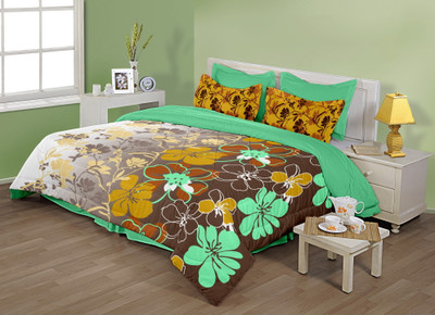 

Birla Century 160 TC Cotton Double Floral Bedsheet(Pack of 1, Multicolor)