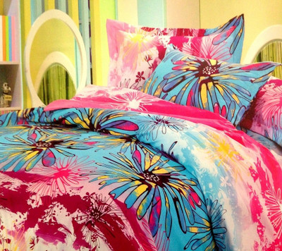 

ExpressionsHome Floral  Comforter(Poly Cotton, Multicolor
