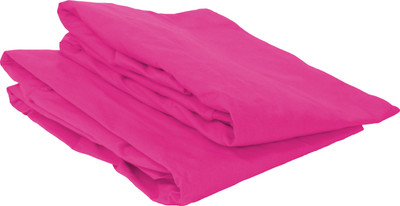 

Bacati Cotton Crib Printed Bedsheet(Pack of 2, Fushia)