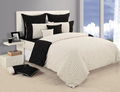 22% OFF on Swayam 210 TC Cotton Double King Printed Bedsheet(Swayam Paradise Collection 1 Extra Large Double Bedsheet Set with 2 Pillow Cover, Yellow, Brown, White)