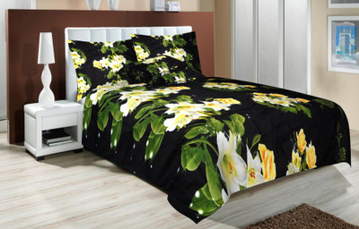 

Signature Polycotton Double King Floral Bedsheet(Pack of 1, Multicolor)